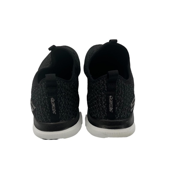 Skechers Black Flex Appeal 2.0 Passports Slip-On Sneakers Size 9 Women's - Picture 8 of 9